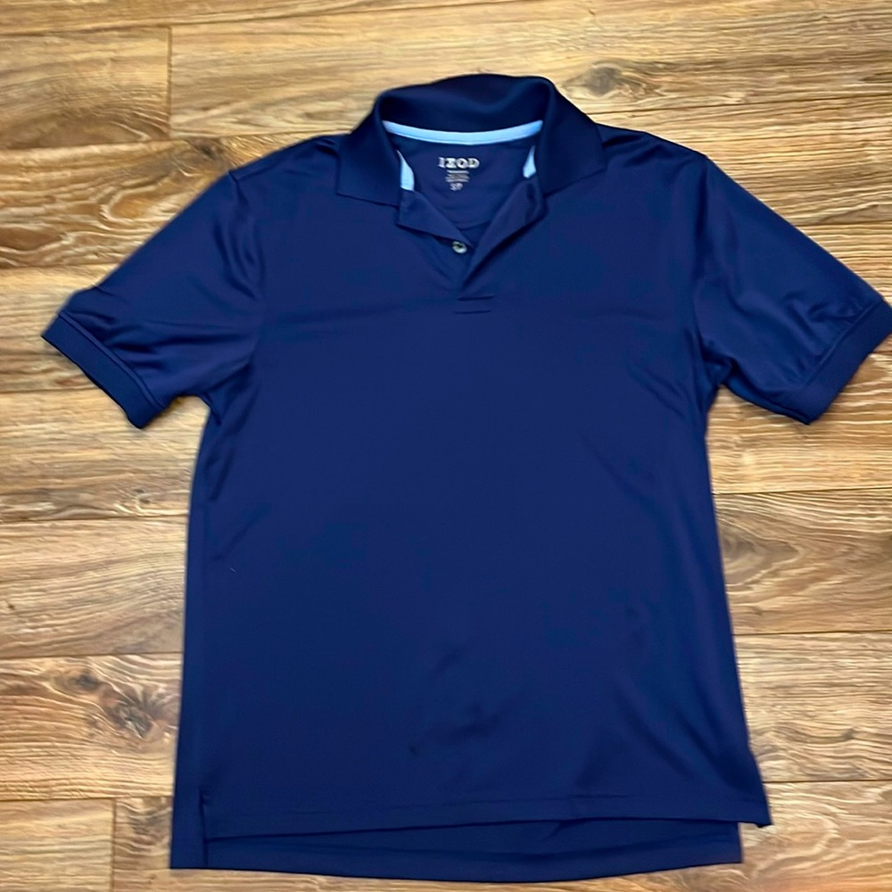 Izod Golf Shirt Navy Blue Men’s Small EUC